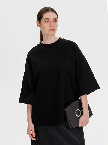 Футболка оверсайз Big Boss, черная - рис 8.