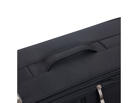 Чемодан TORBER СЕЙД, чёрный, нейлон 600D, 43,5 х 25 х 68 см, 56 л - рис 11.