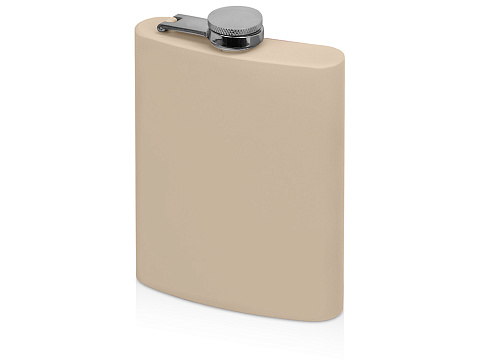 Фляжка 240 мл Remarque soft touch, 304 сталь, бежевый