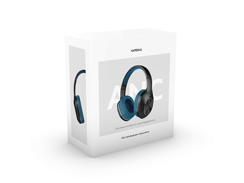 Беспроводные наушники Rombica mySound BH-17 ANC Blue - рис 4.