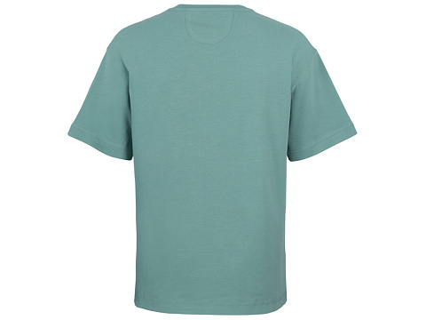 Футболка оверсайз Vienna унисекс , припылено-бирюзовый - рис 3.