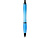 Nash шариковая ручка из переработанного пластика с черной отделкой (черные чернила) - Голубой - миниатюра - рис 4.