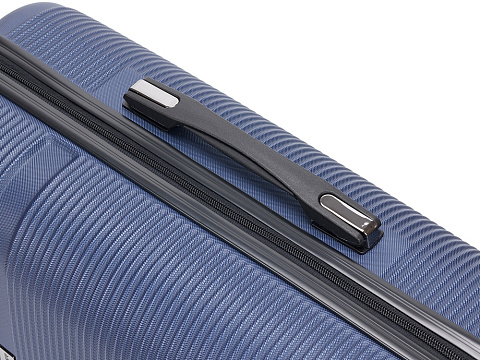 Чемодан TORBER ОНЕГА, синий, ABS-пластик, 59,5 х 39,5 х 24 см, 46 л - рис 9.