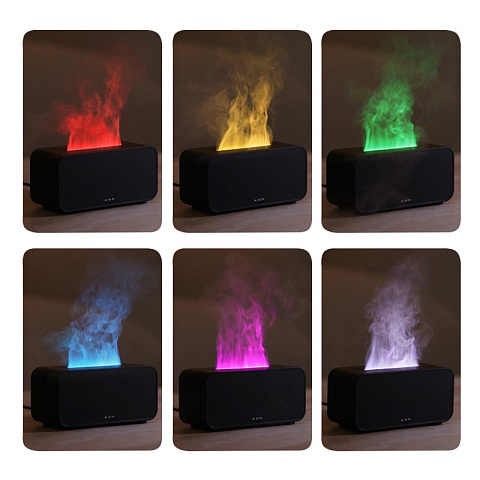 Аромадиффузор «Пламя уюта» Lumor с RGB-подсветкой, чёрный - рис 6.