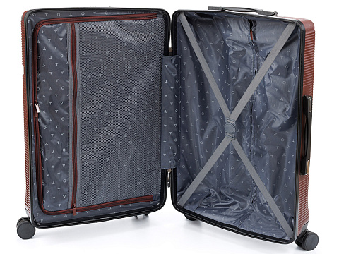 Чемодан TORBER ОНЕГА, бордовый, ABS-пластик, 79,5 х 51 х 29 см, 103 л - рис 3.