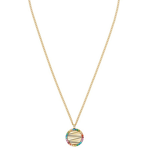 Колье Multicolour Rainbow-Gold - рис 2.