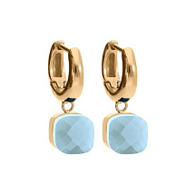 Серьги FIRENZE (G) Air Blue Opal Qudo 107001/20-4701