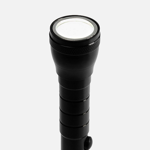 Телескопический фонарь с магнитом Flexion, ver.2, черный - рис 5.