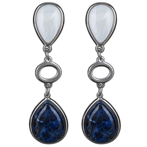 Серьги Madre, Sodalite Possebon A0585.1.23 S - рис 4.