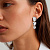 Серьги SANCTU SS CRYSTAL Dyrberg Kern 480101 - миниатюра - рис 2.