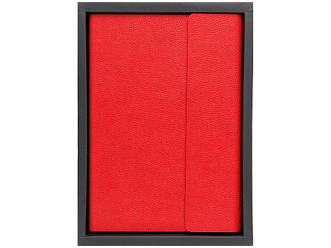 Ежедневник недатированный с магнитным клапаном А5 Venezia, красный - рис 6.