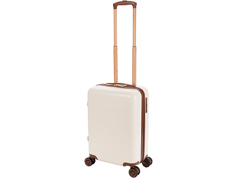 Чемодан для ручной клади BUGATTI АМЕЛИЯ | AMELIA, бежевый, поликарбонат / АБС-пластик, 32х22х53 см, 30 л