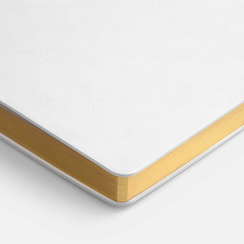 Ежедневник Nebraska Flex, недатированный, белый с золотистым - рис 7.