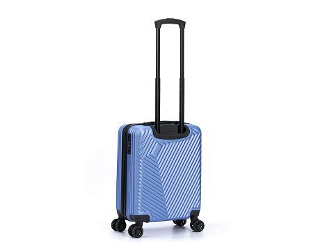 Чемодан TORBER ЛАМА, синий, ABS-пластик, 38 х 21 х 55 см, 37 л - рис 2.