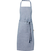 Pheebs 200 g/m2 recycled cotton apron, синий