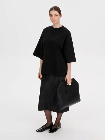 Футболка оверсайз Big Boss, черная - рис 10.