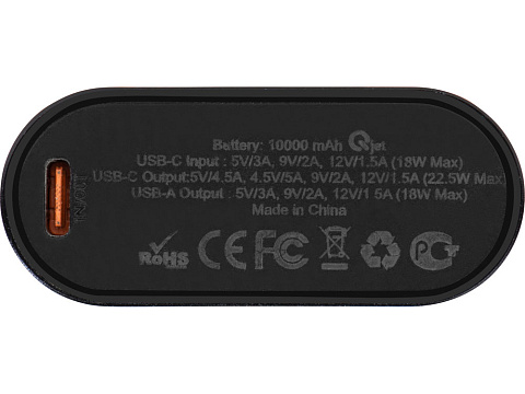 Внешний аккумулятор с QC/PD Qwik, 10000 mah, черный - рис 6.