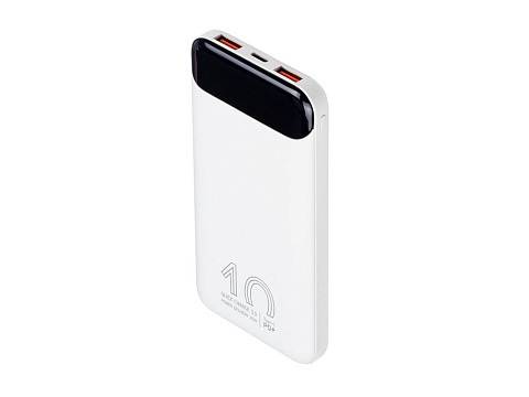 RIVACASE VA2540 (10 000mAh), QC/PD 20W внешний аккумулятор с дисплеем, белый 12/48 - рис 10.