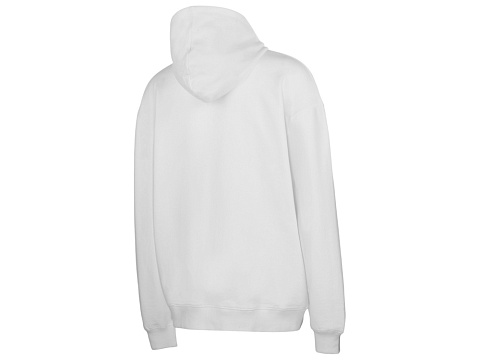 Толстовка оверсайз с капюшоном на молнии Monaco, белый - рис 2.