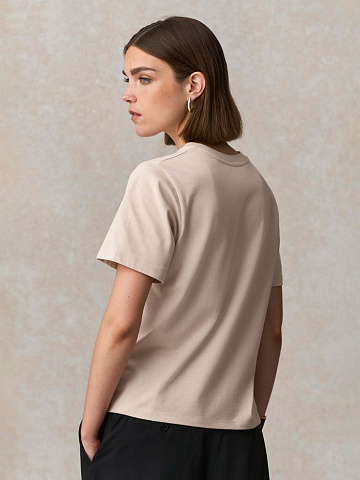 Футболка женская Legend Women, бежевая (льняная) - рис 7.