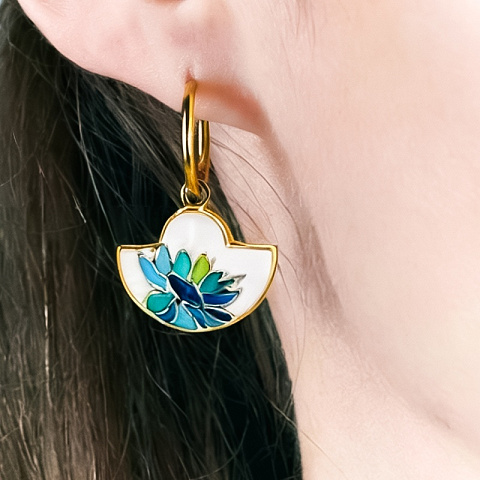Серьги Fiore Luna AE13598-21 - рис 2.
