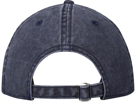 Графтон 6-панельная промытая кепка, темно-синий - рис 3.