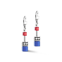 Серьги Red-blue-lilac Coeur de Lion 2838/20-0330