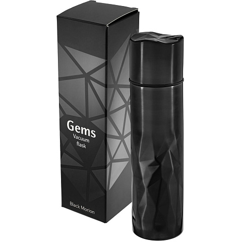 Термос Gems Black Morion, черный морион - рис 6.