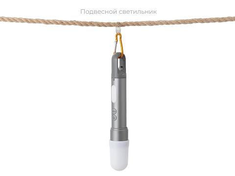 Фонарь аккумуляторный с регулируемым фокусом Vortez, 9 режимов, 650 Лм - рис 14.