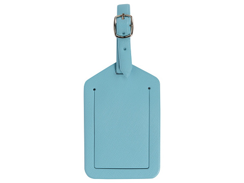 Багажная бирка Weekend из ПВХ, голубой - рис 4.