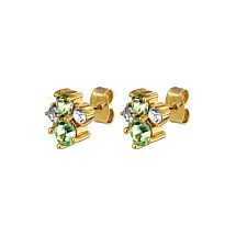 Серьги BILLIS  SG LIGHT GREEN