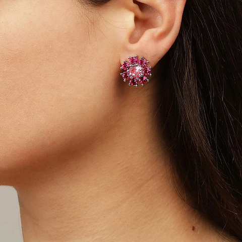Серьги AUDE SS PINK Dyrberg Kern *440037 - рис 2.