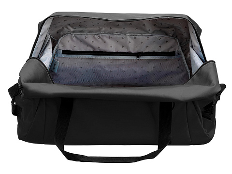 Сумка дорожная TORBER РИТМ, чёрная, полиэстер 900D с PU покрытием, 65 х 37 х 34 см - рис 5.