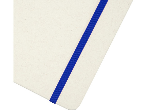 Bass блокнот формата А5 из переработанных материалов, с линованными страницами - Ярко-синий - рис 5.