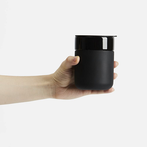 Кружка Nabo с силиконовым держателем, черная - рис 5.