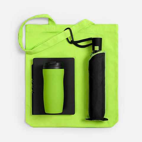 Набор Flexpen Black Walk, черный с зеленым - рис 3.