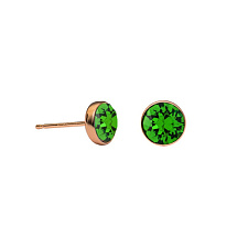 Пусеты Fern Green Fiore Luna SWE297 FG RG