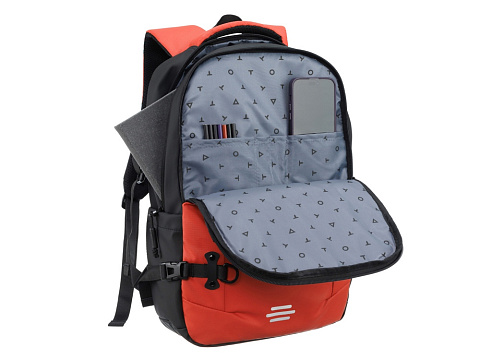 Рюкзак спортивный TORBER ЭКСТРИМ 18, оранжевый/чёрный, 31 х 12 х 46 см, 17л - рис 5.