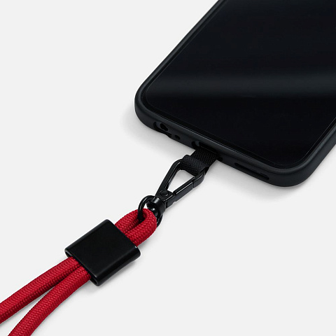 Шнурок для телефона TrendHand, красный - рис 3.