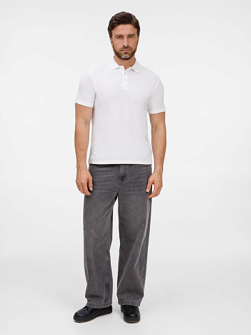 Рубашка поло унисекс Tervise, белая - рис 9.