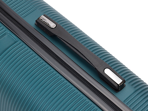 Чемодан TORBER ОНЕГА, зелёный, ABS-пластик, 59,5 х 39,5 х 24 см, 46 л - рис 9.