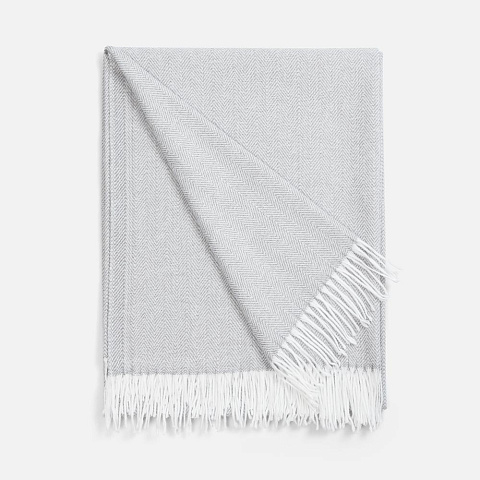 Плед «Гирвас», светло-серый