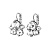 Серьги DISAR SS CRYSTAL Dyrberg Kern 480092 - миниатюра