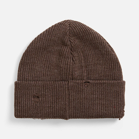Шапка Ribelle, коричневый меланж - рис 3.