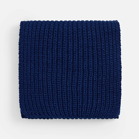 Шарф Nordkapp, темно-синий (кобальт) - рис 4.