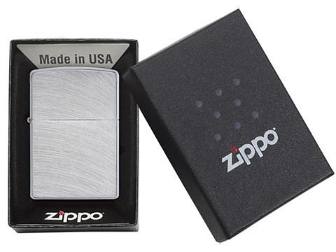 Зажигалка ZIPPO Classic с покрытием Chrome Arch, латунь/сталь, серебристая, матовая, 38x13x57 мм - рис 5.