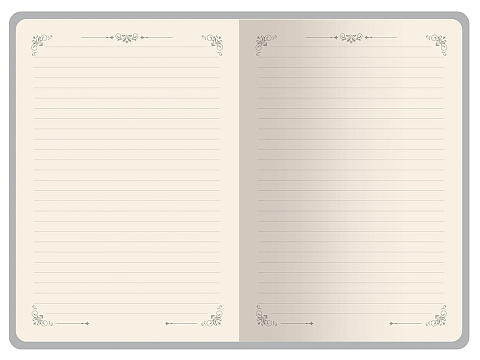 Ежедневник недатированный А5 Royal, красный с бронзовым срезом - рис 6.