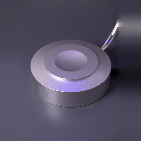Левитирующий светящийся глобус с политической картой (синий) (D-20см) - рис 5.
