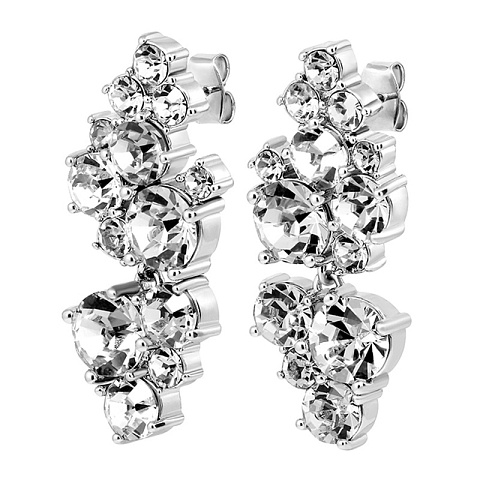 Серьги MARIGOLD SS CRYSTAL Dyrberg Kern 480045 - рис 4.