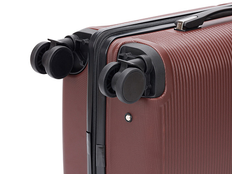 Чемодан TORBER ОНЕГА, бордовый, ABS-пластик, 59,5 х 39,5 х 24 см, 46 л - рис 11.